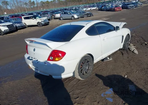 2003 Hyundai Tiburon z USA, uszkodzony, nr VIN KMHHM65D33U065455